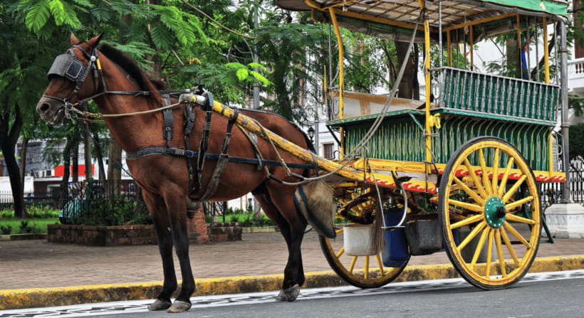 MANILA: HISTORICAL KALESA RIDE TOUR EXPERIENCE IN INTRAMUROS - Plaza Roma and the colonial center