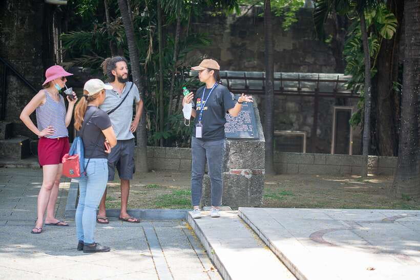 Manila: Sightseeing and Food Walking Tour with Tastings - Cycling through Intramuros on a bamboo bike