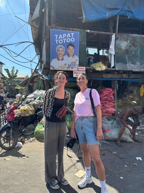 Manila slums: happy land, smokey mountain and ugbo food tour - Entering Happy Land in Tondo