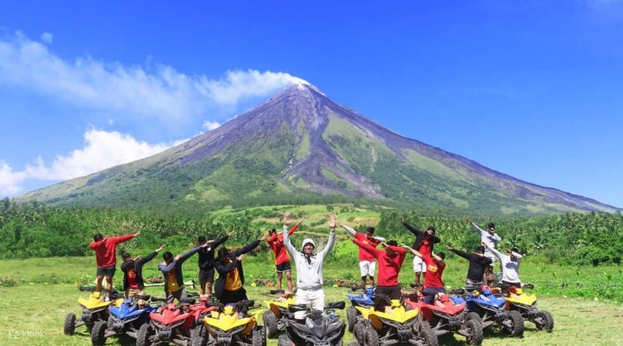Mayon Volcano Atv Adventure - Starting on four wheels toward the lava wall