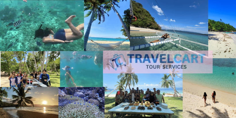 PORT BARTON: Full-day Shared Island Hopping Tour A - The sandbar and its starfish