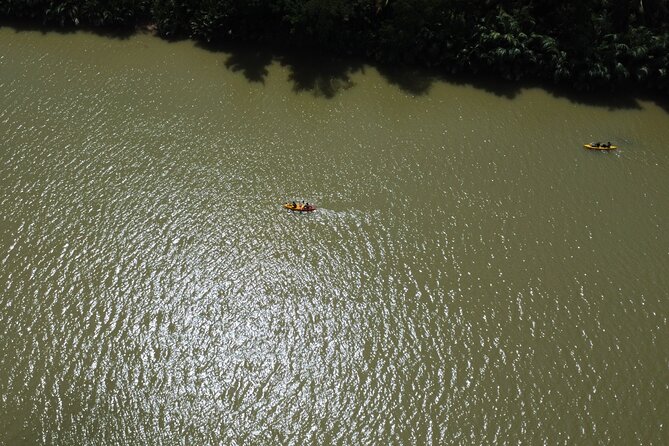 Private Puerto Princesa River Kayaking with Seaplane Transfer - Returning over Honda Bay by seaplane