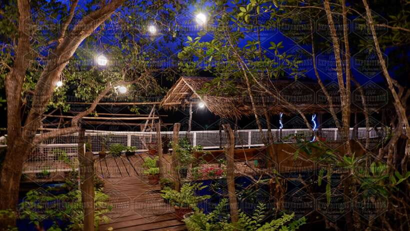 Puerto Princesa: Firefly Watching Paddle Boat Tour & Dinner - Baywalk and the short motorized boat ride