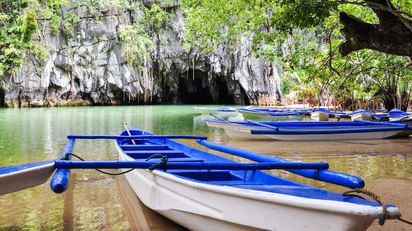 Puerto Princesa Underground River Tour in Palawan - Arriving at Sabang Wharf and crossing by boat