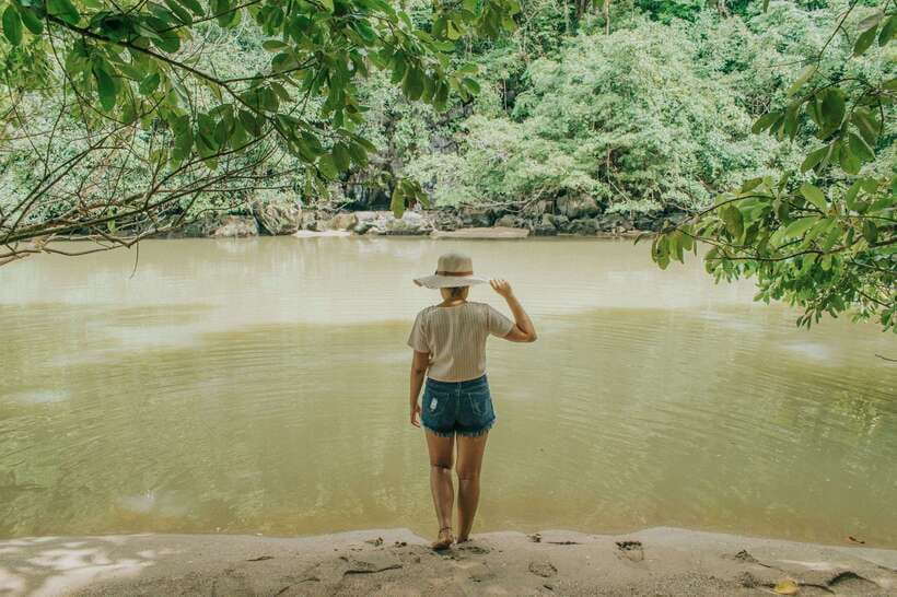 Puerto Princesa: Underground River, Zipline, Paddleboat Tour - A Filipino Buffet Beside Sabang Beach