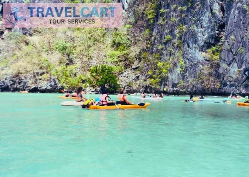 Shared El Nido Tour D - Paradise Beach: a relaxed break in the middle of the day