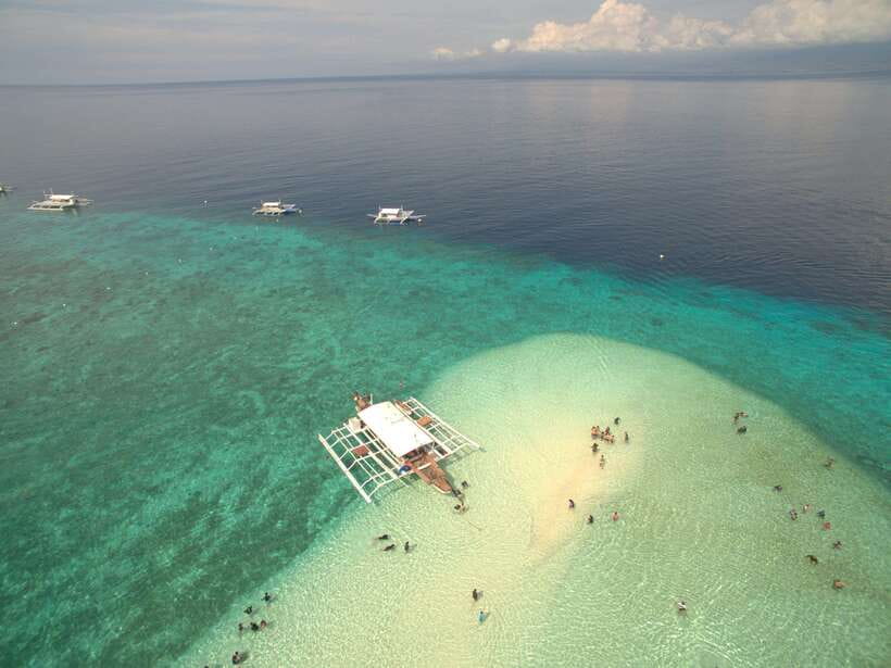 Siargao Island Hopping: Tri Island Tour - Shared and Private - Naked Island gives you open space and bright water