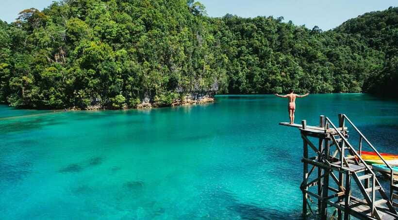 Siargao Land Tour Adventure - Maasin Bridge and the river swing