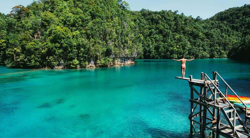 Siargao Land Tour Adventure - The first beach stop: Doot Beach or Secret Beach