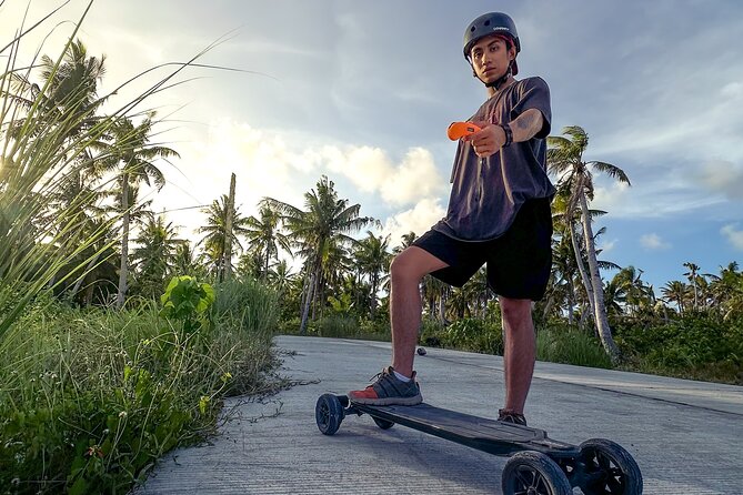 Siargao : Morning 1 Hour Guided Electric Skate Experience - Meeting at Jacking Horse Beach