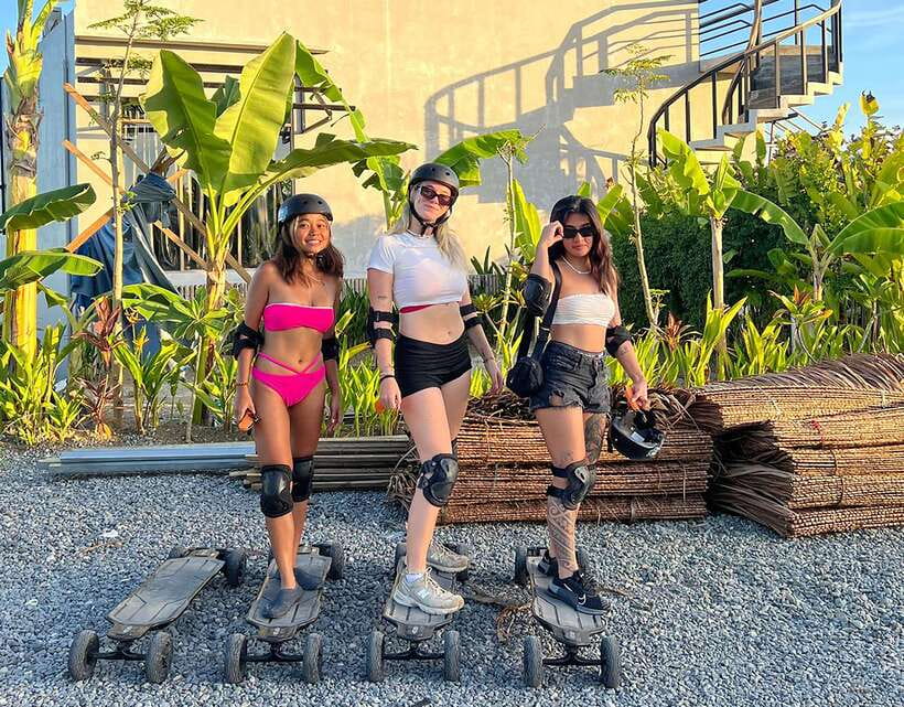 Siargao : Sunset 2 Hours Guided Electric Skate Experience - Fifty minutes toward Catangnan Bridge