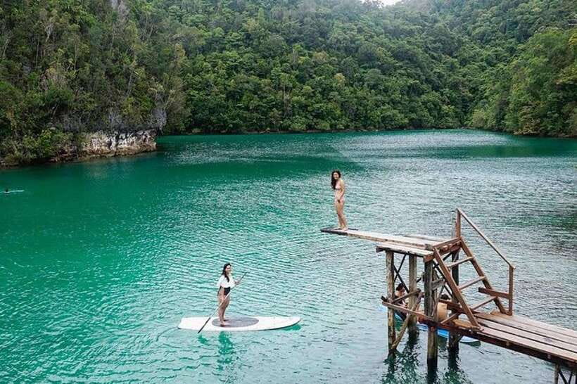 Siargao Tour E (Private Tour) - Sugba Lagoon and the famous human drone photo