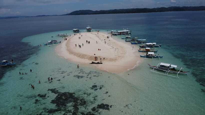 SIARGAO TRI-island DAKU/NAKED/GUYAM free drone/lunch - Naked Island and its bare white sand