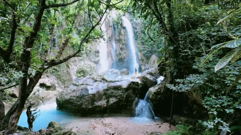 South Cebu Chasing Waterfalls with Silog Breakfast + Lunch - Mantayupan Falls: a calm breakfast beside the cascade