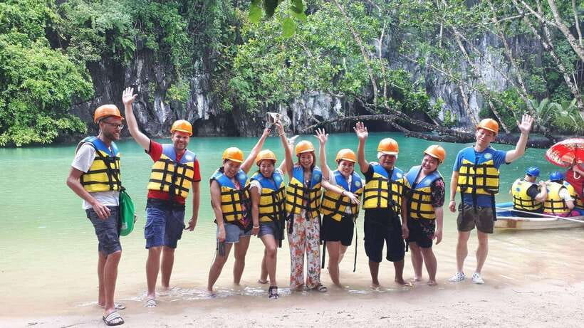 Underground River with Lunch - Reaching the park by motorized boat